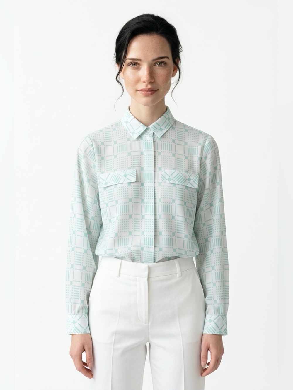 Vintage 80s blouse - Picture 1 of 15